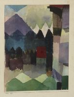 P. Klee, Föhn im Marc'schen Garten, 1915